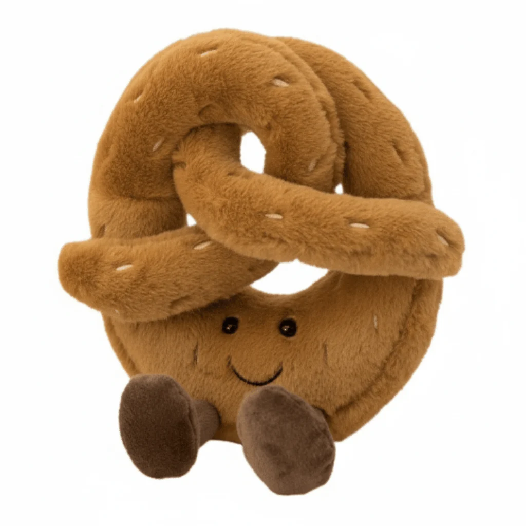 PRETZELBUDDY – Soft Pretzel Croissant Plush Toy for Children & Adults - Image 6