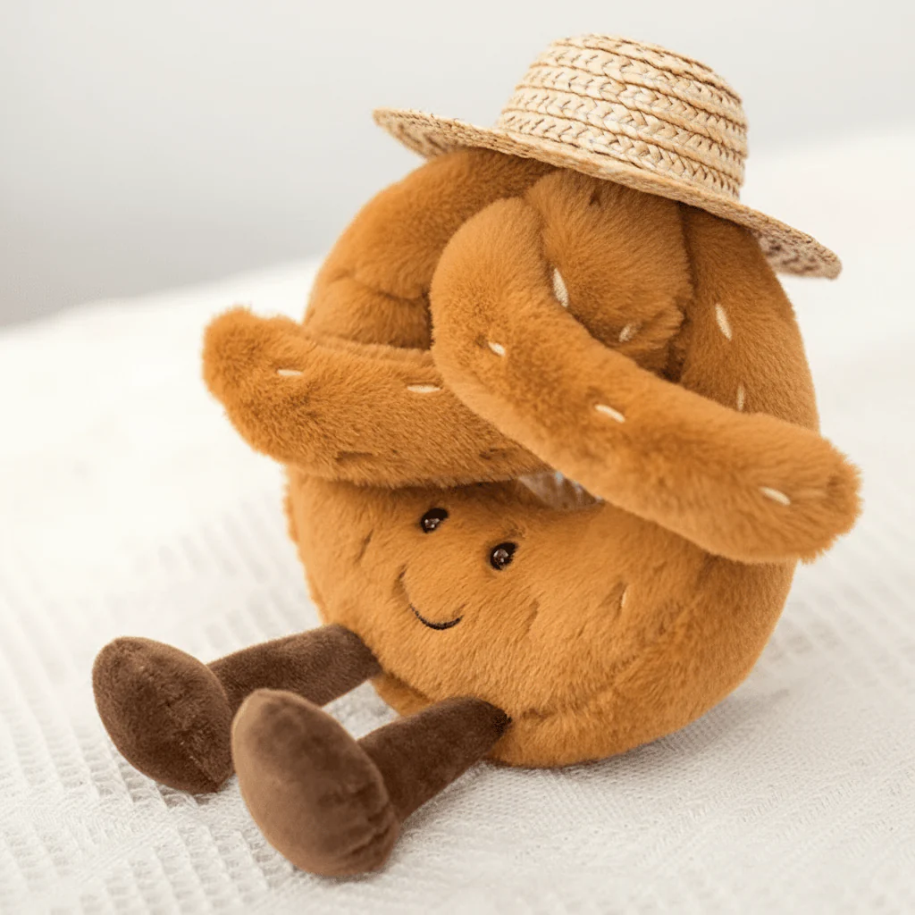 PRETZELBUDDY – Soft Pretzel Croissant Plush Toy for Children & Adults - Image 8