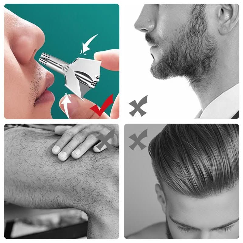 PROGRIM Nose Hair Trimmer - Painless stainless steel trimmer for nose & ear hair - Image 3