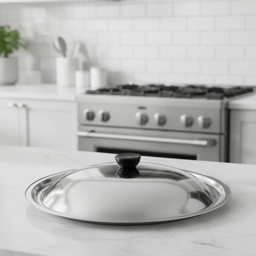 ProLid – Robust universal stainless steel lid for woks & pans
