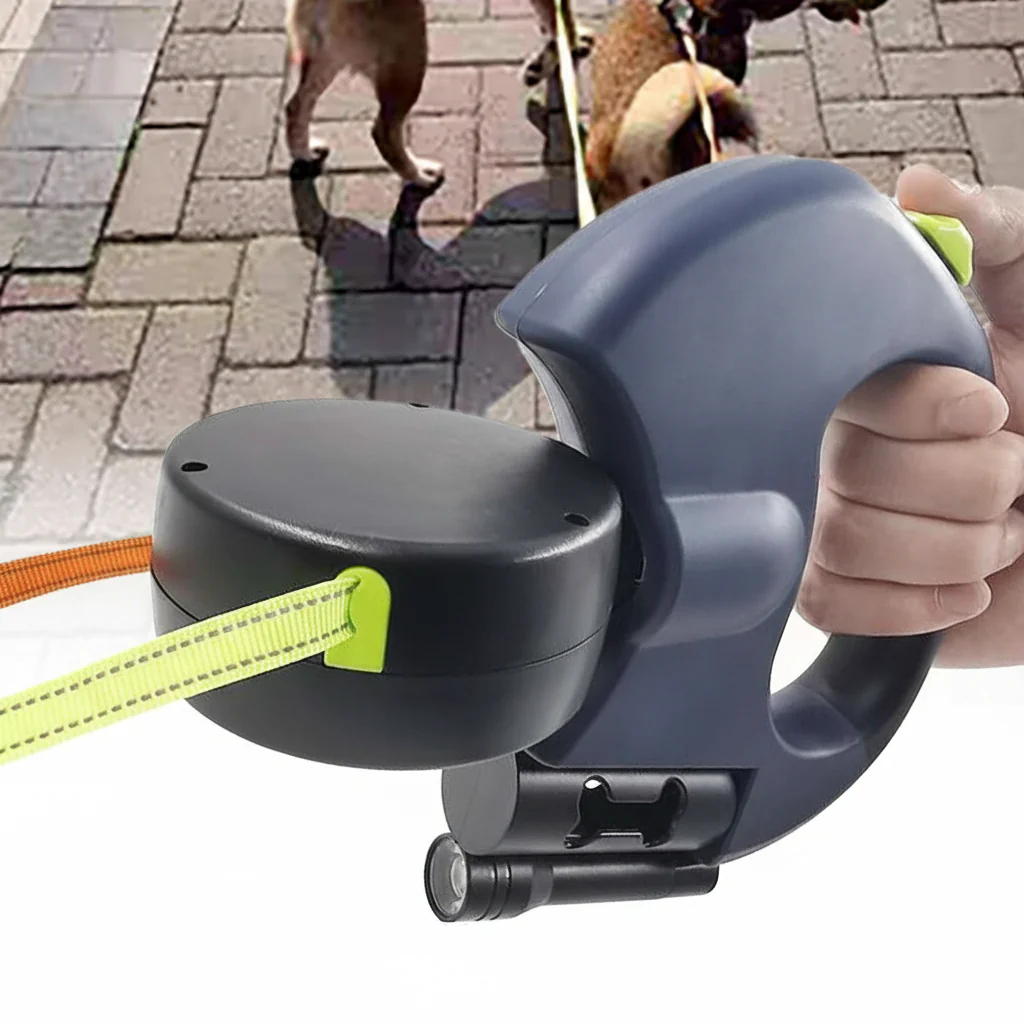PROPET DUO - Rolling lead for two dogs with integrated torch - Image 4
