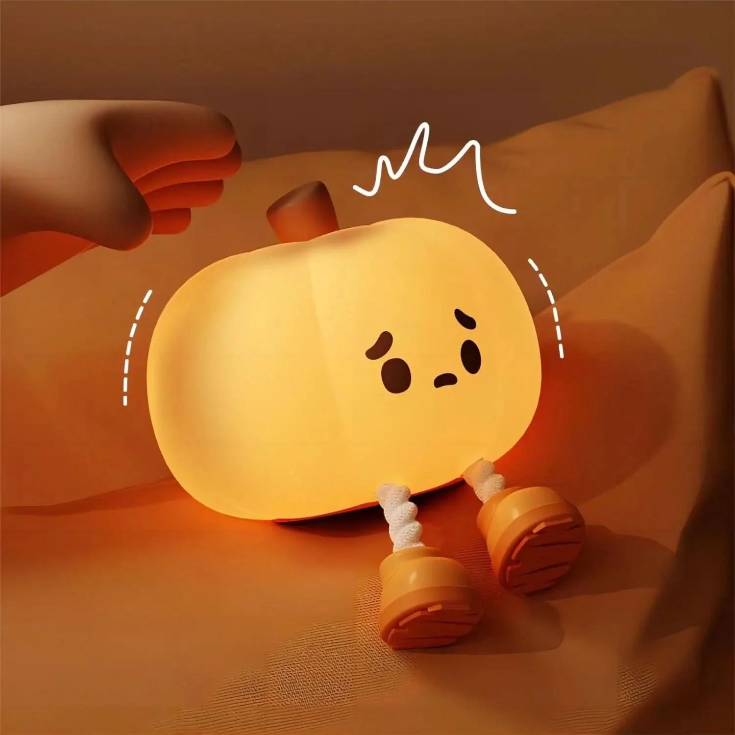 PumpkinShape Light - Soothing night light for a peaceful night's sleep - Image 3