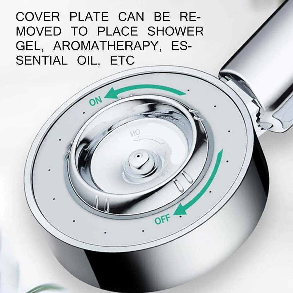 PUREJET – Double-sided High-pressure Shower Head with Integrated Soap Dispenser - Image 5