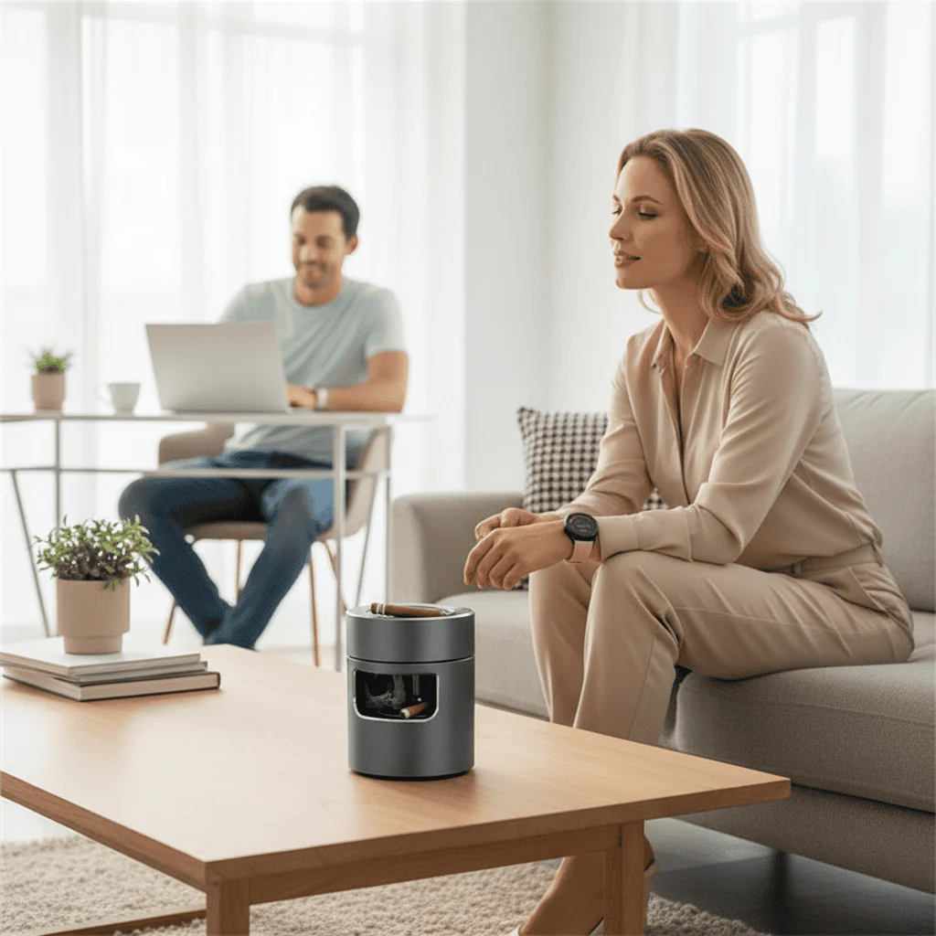PURETRON – Intelligent ashtray with USB air purification system - Image 3