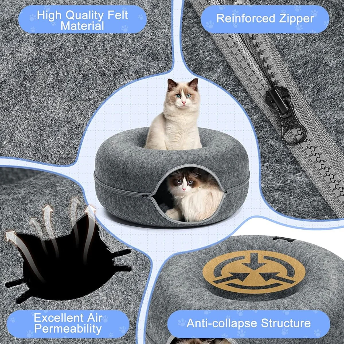 Purrfect Den - Luxury cat tunnel with sleeping area - Image 7