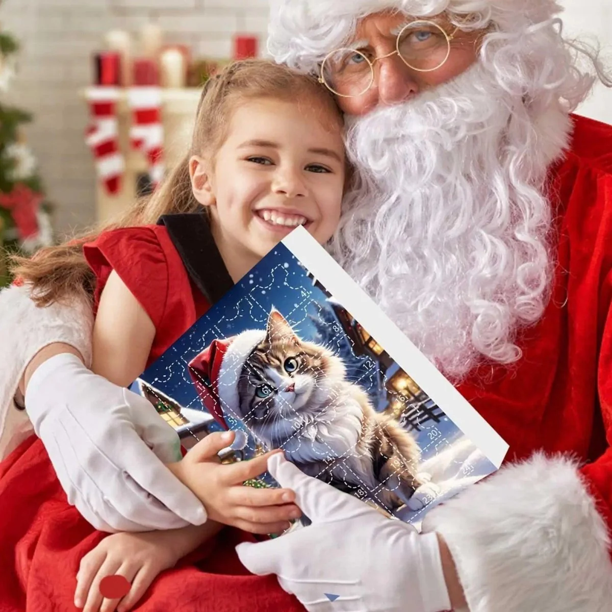 PURRFECTJOY – Vintage Cat Advent Calendar for Cat Lovers at Christmas - Image 6