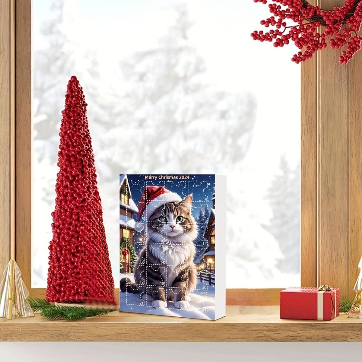 PURRICAL – 24-Day Cat Advent Calendar with Vintage Acrylic Charms - Image 2