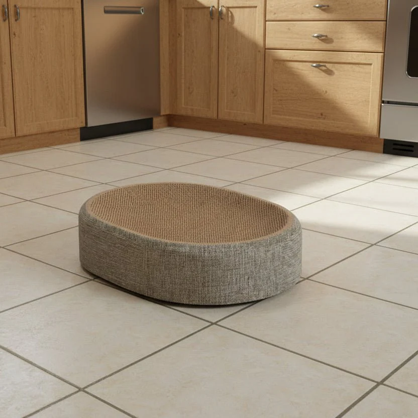 PURRLOOM – Braided Oval Sisal Cat Lounger for Scratching and Comfortable Sleeping - Image 6