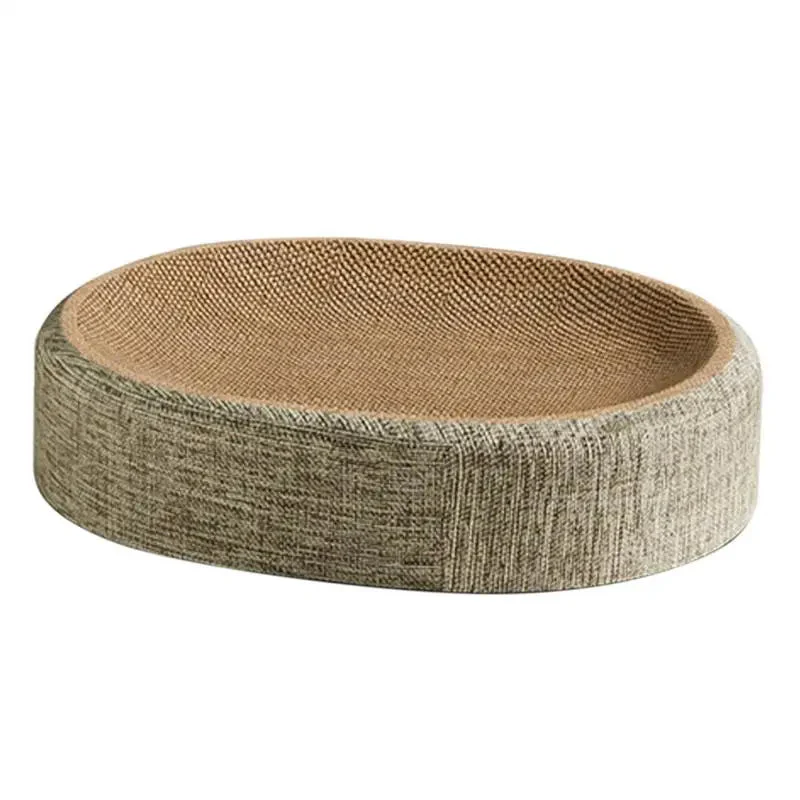 PURRLOOM – Braided Oval Sisal Cat Lounger for Scratching and Comfortable Sleeping - Image 7
