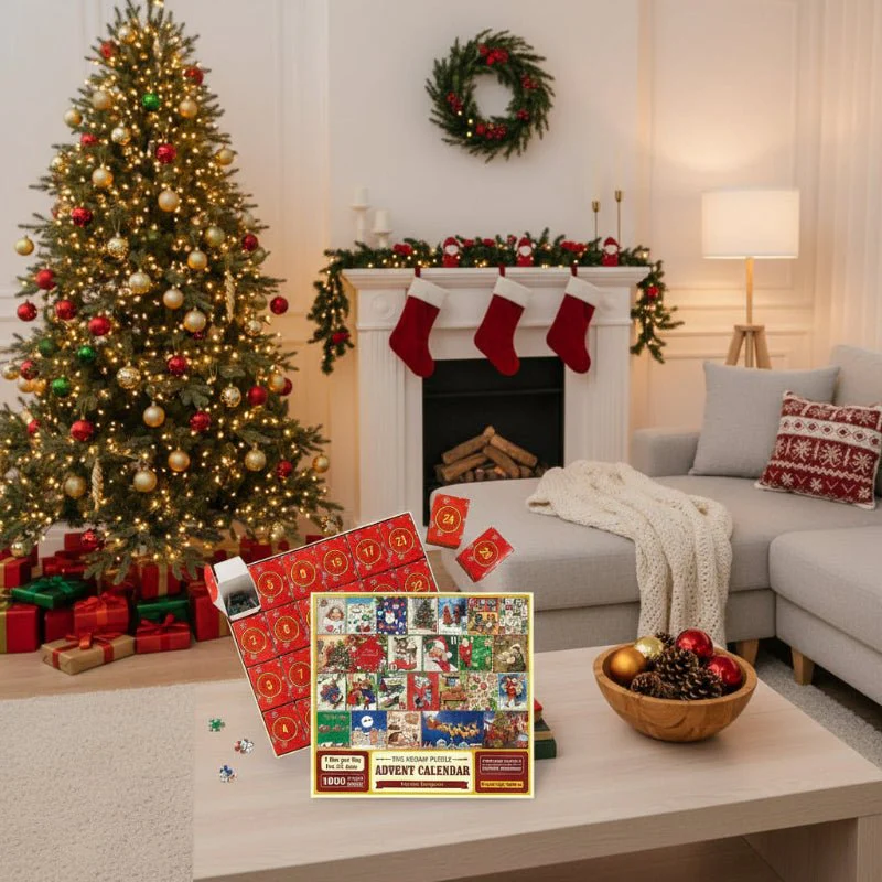 PUZZVENT – 1000-piece Advent calendar for Christmas countdown fun