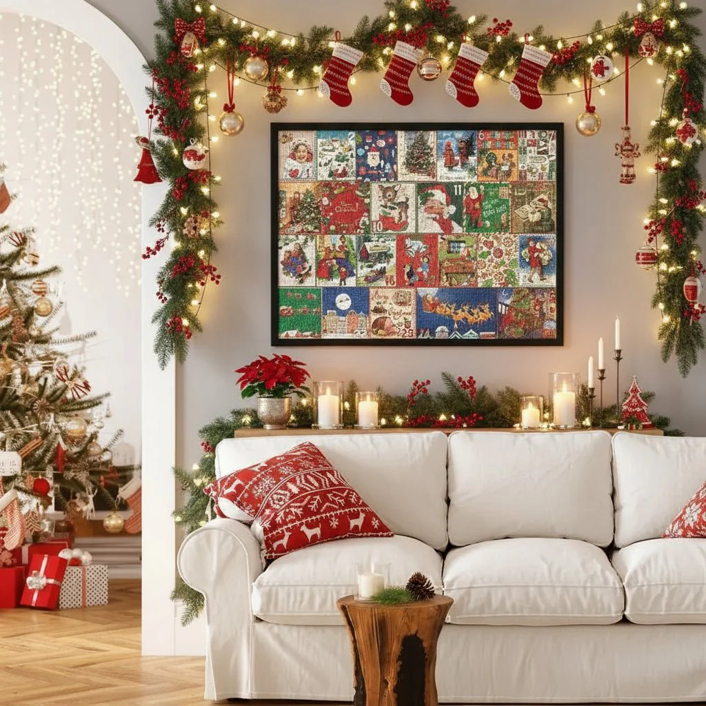PUZZVENT – 1000-piece Advent calendar for Christmas countdown fun - Image 2