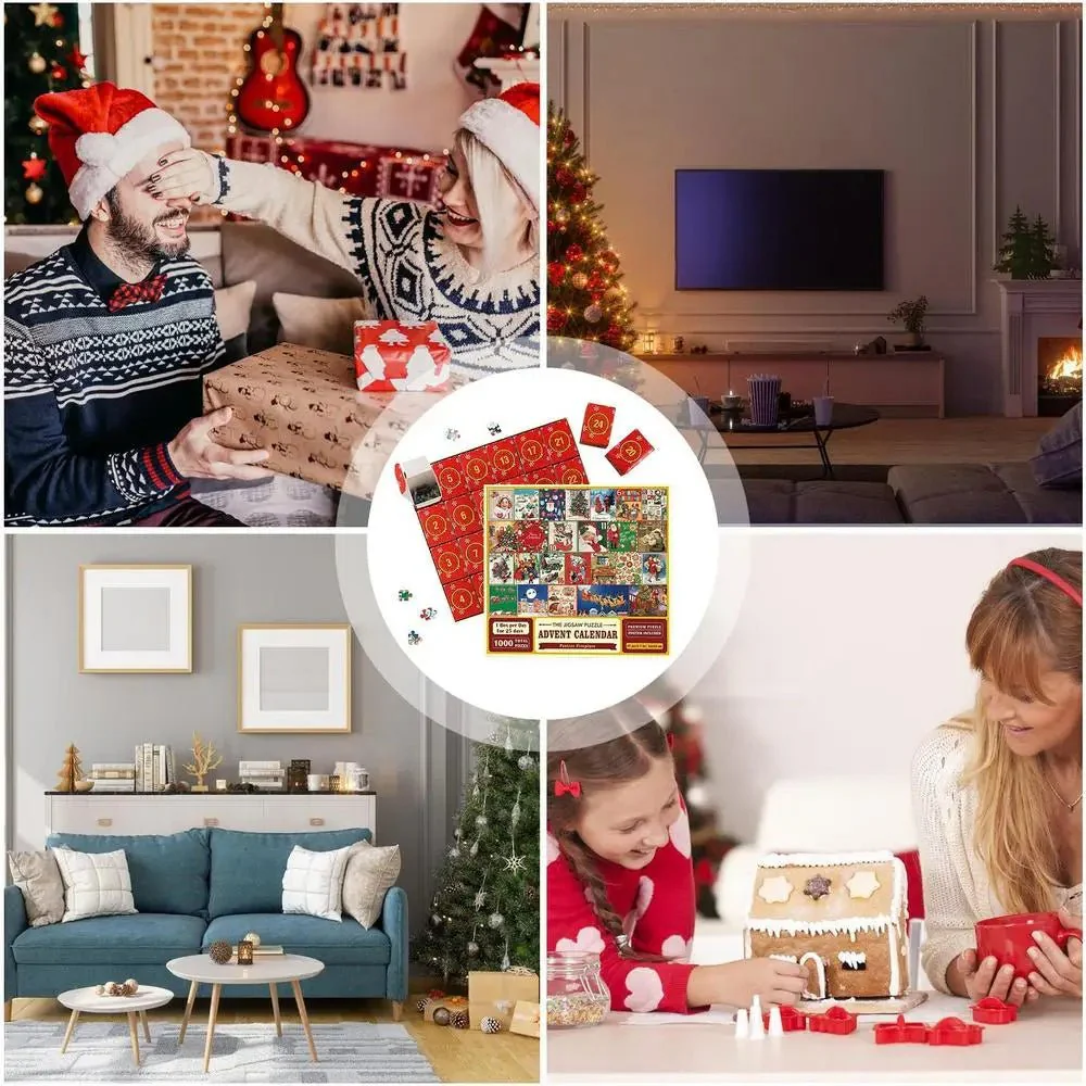 PUZZVENT – 1000-piece Advent calendar for Christmas countdown fun - Image 8