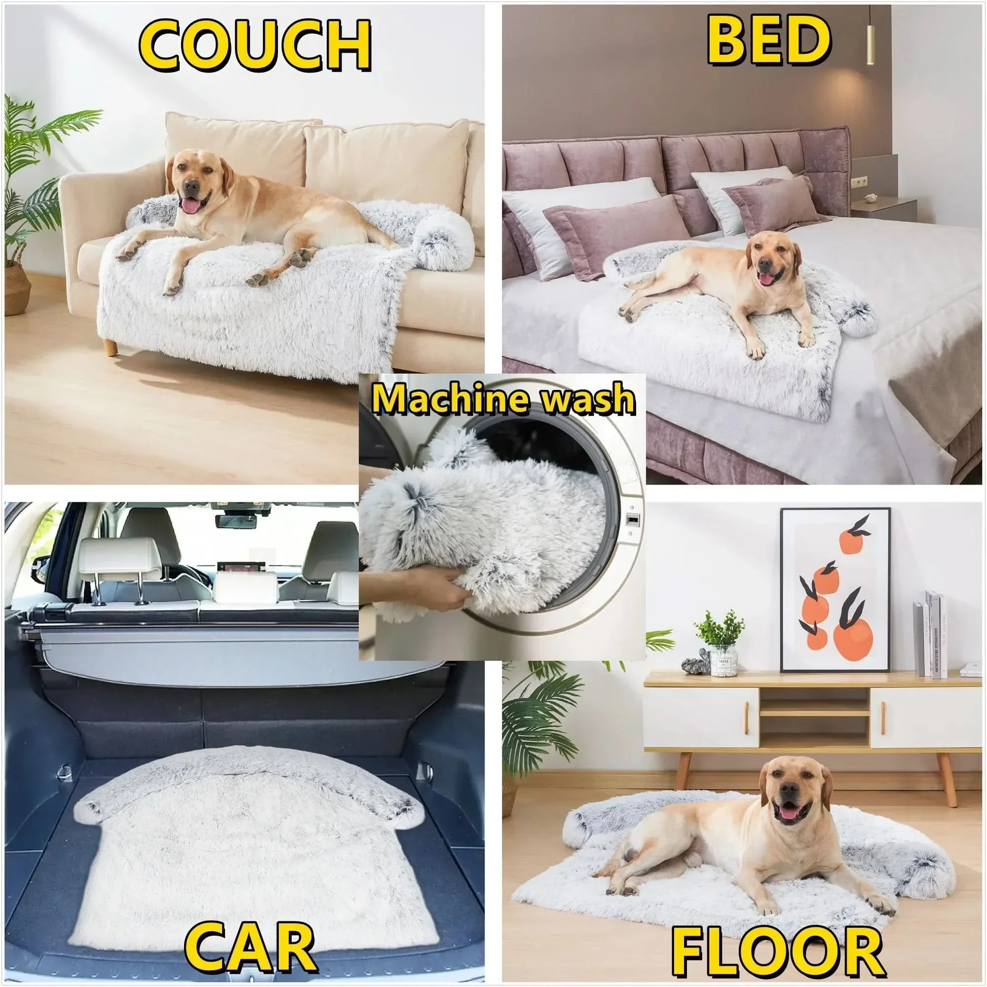 Quehy Petbed - Washable luxury cosy blanket for pets - Image 5