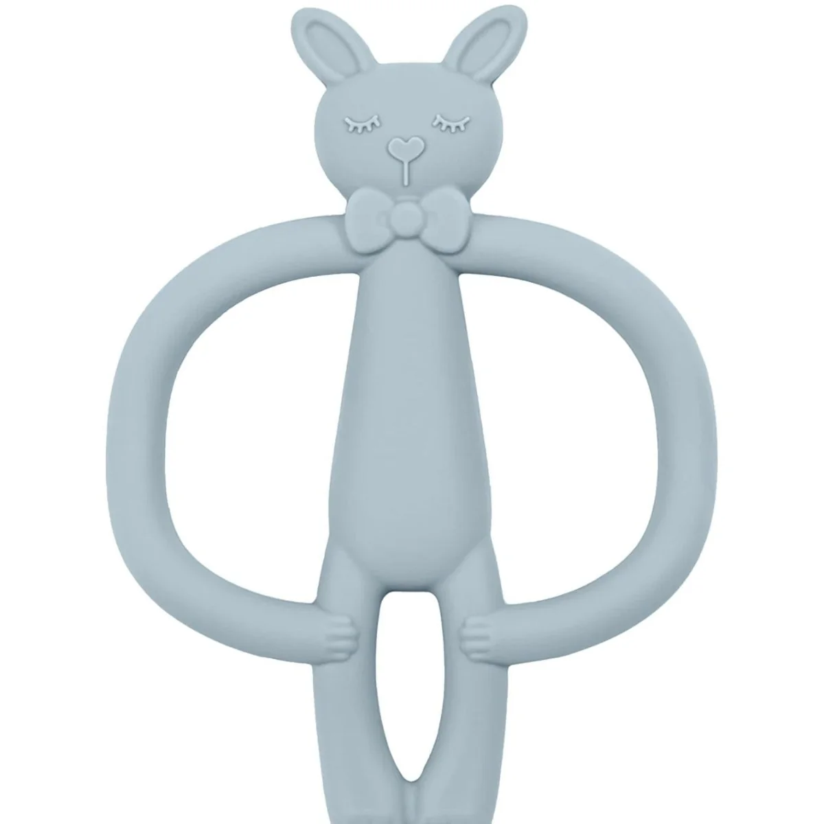 RABBITSOFT – Light silicone teething ring with cartoon rabbit motif for small hands - Image 12