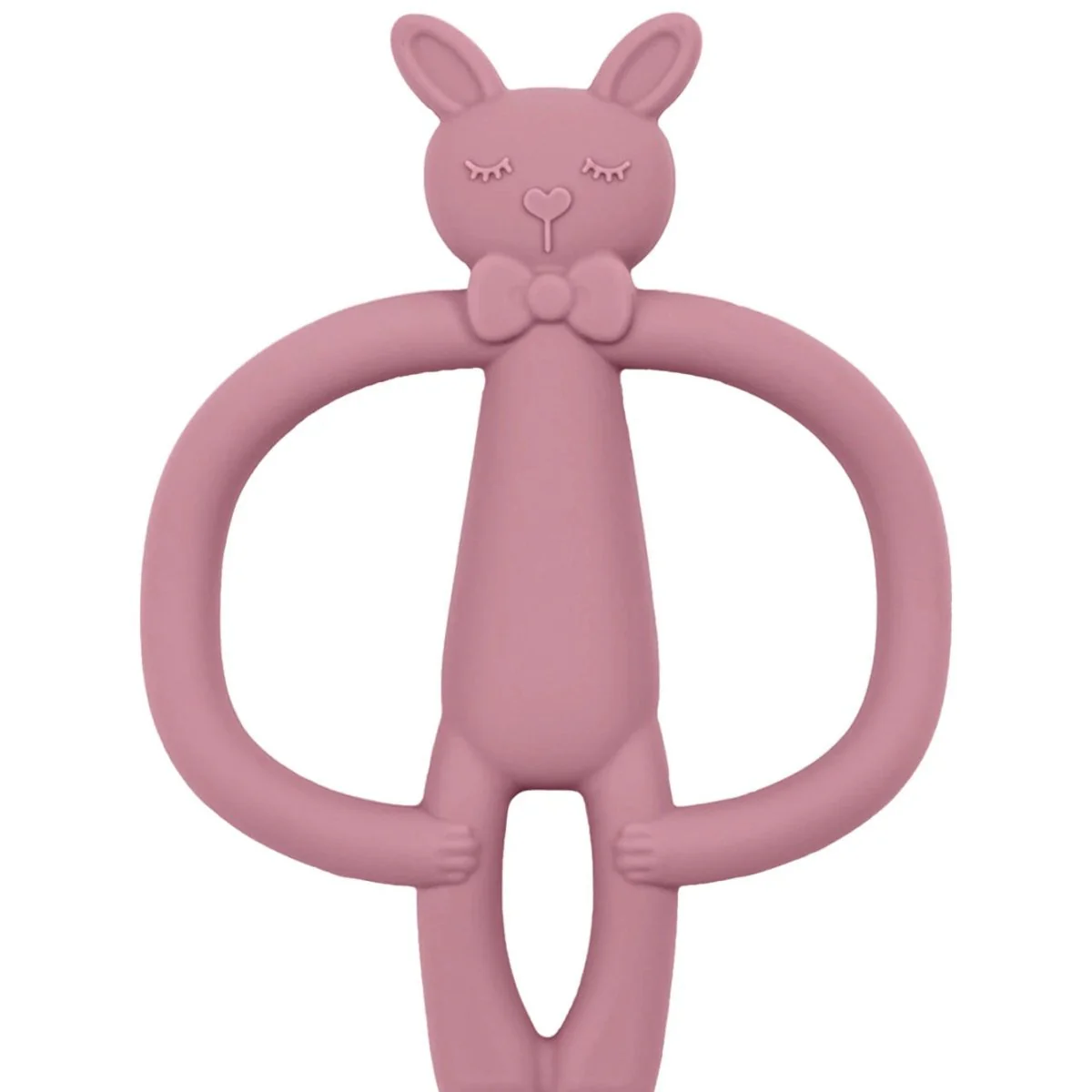 RABBITSOFT – Light silicone teething ring with cartoon rabbit motif for small hands - Image 7