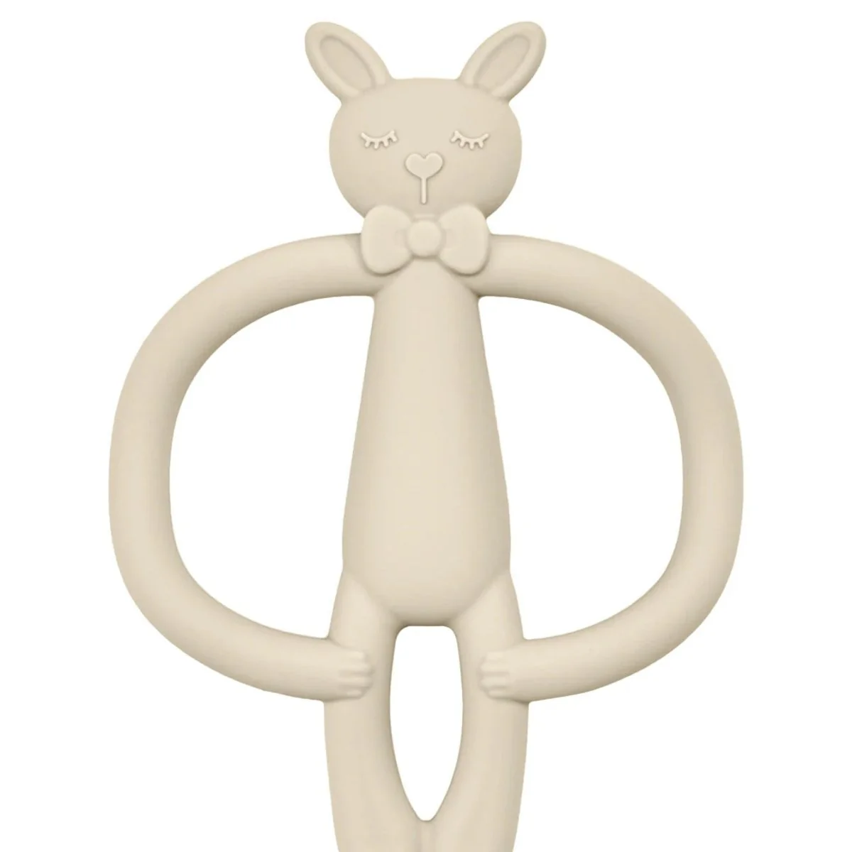 RABBITSOFT – Light silicone teething ring with cartoon rabbit motif for small hands - Image 9