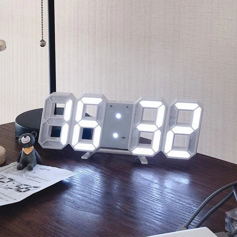 RADIOTIC - 3D Light Digital Clock with Voice Control and Silent Alarm - Image 7