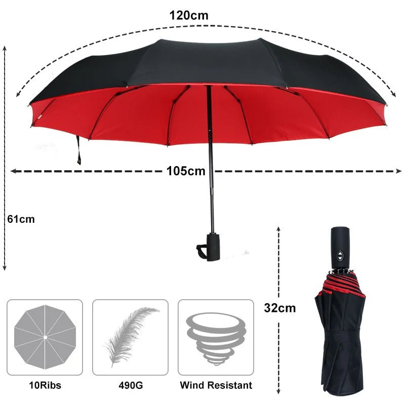 RAINFORCE – Storm umbrella for maximum wind protection - Image 9