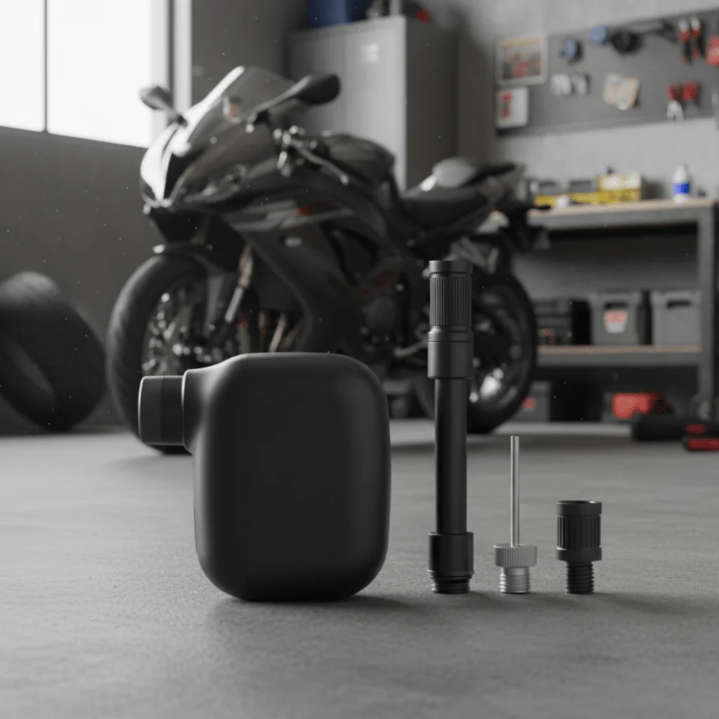 Rechargeable Mini Bike Pump - Portable bike pump with 100 PSI & USB-C