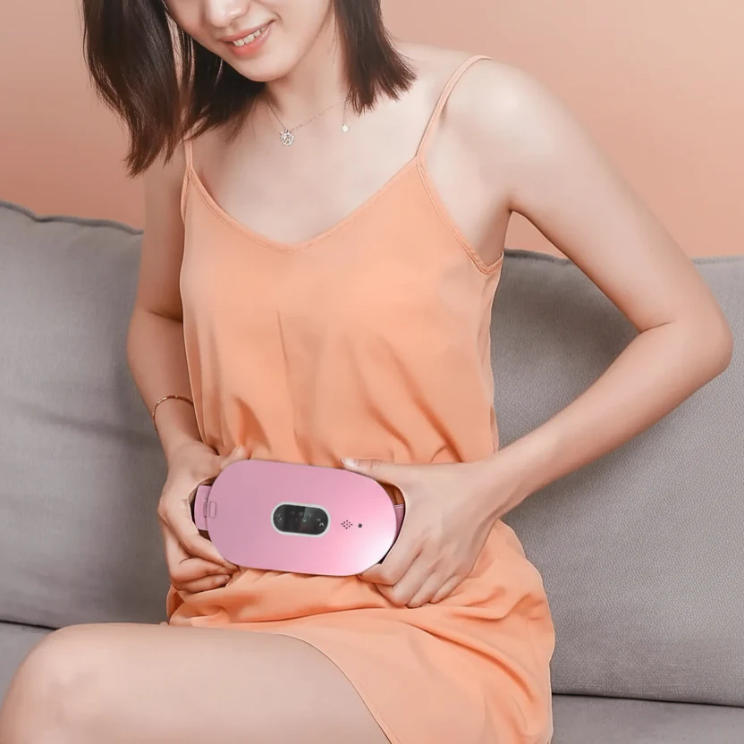 Relaxease Portable Massage & Heating Pad - Menstrual & abdominal pain relief with graphene heat & vibration massage - Image 3