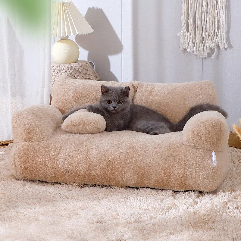 RELAXPAWS LOUNGER – Ergonomic Pet Sofa with Raised Edge & Washable Cover - Image 3