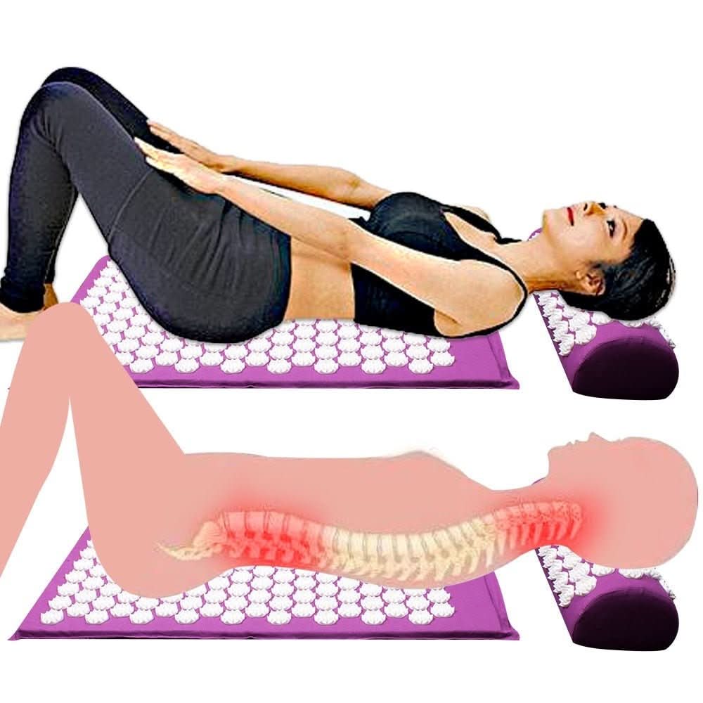 Relaxpress - Acupressure yoga mat & cushion set for natural pain relief & relaxation - Image 4