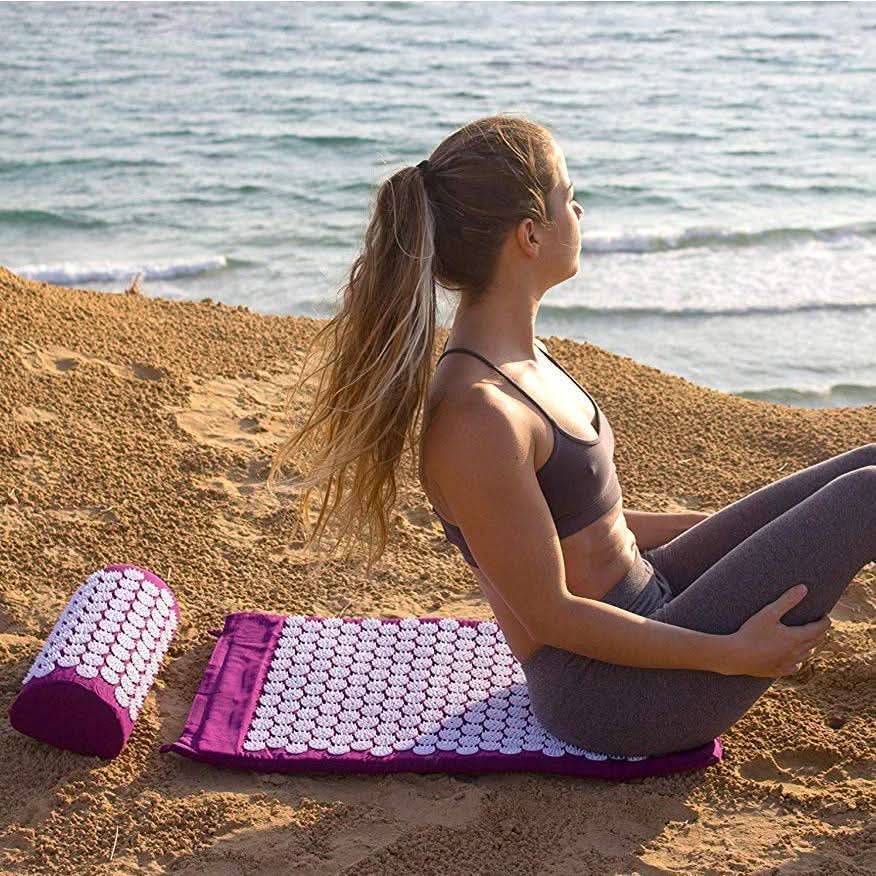 Relaxpress - Acupressure yoga mat & cushion set for natural pain relief & relaxation - Image 7