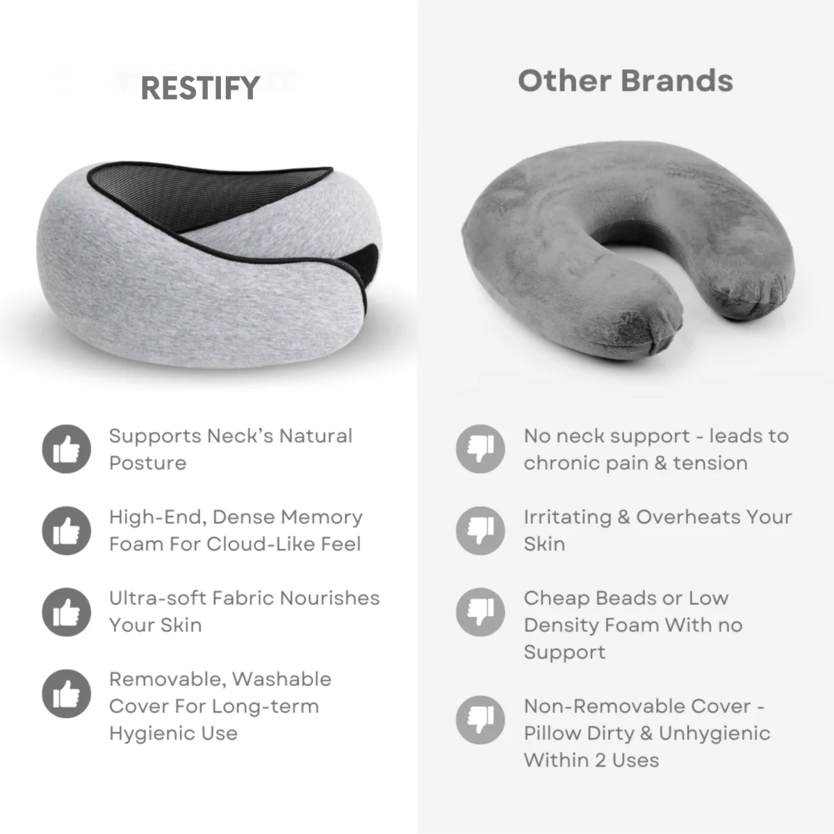 RESTIFY – Ergonomic Travel Pillow for Ultimate Comfort - Image 5
