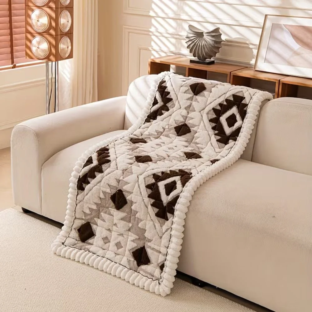 RESTORA – Plush quilted winter sofa cover for warm and secure seating comfort - Image 9