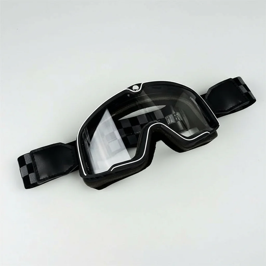Retro motorbike goggles - men's vintage goggles with UV protection - Image 16