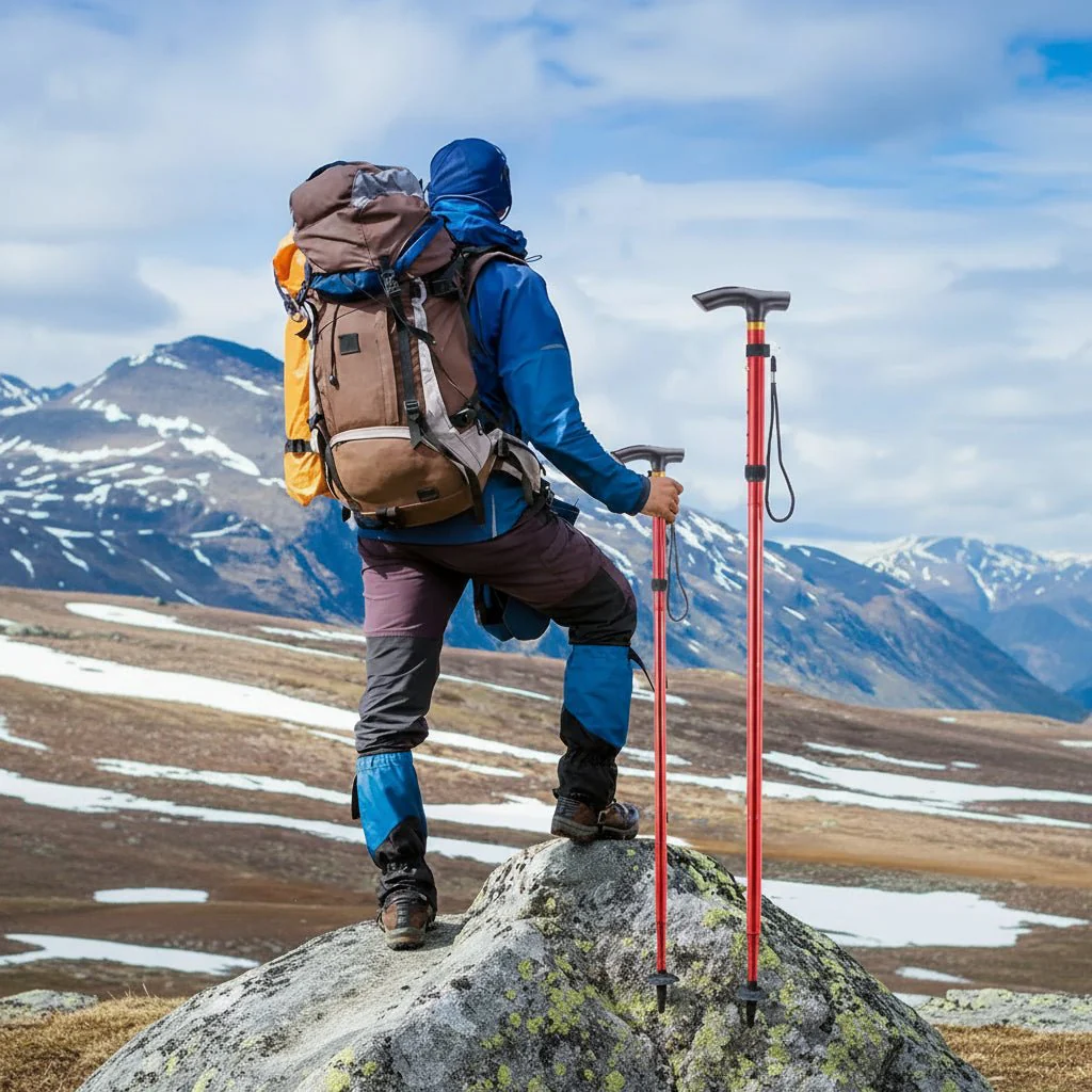 ROAMSTICK – Compact telescopic foldable walking stick for hiking and travel - Image 2