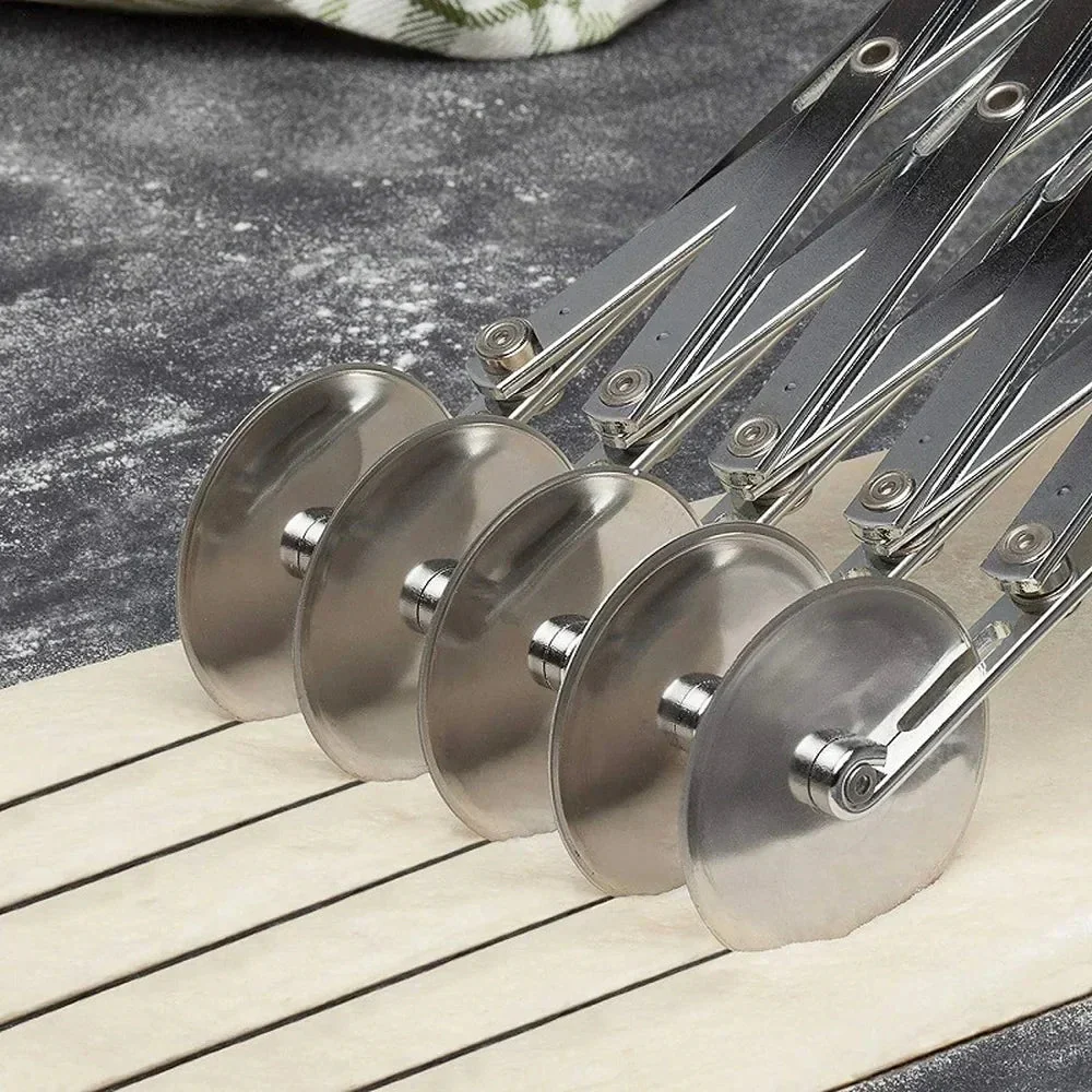 ROLLCHEF – Adjustable Dough Cutter with Wheel for Clean, Even Cuts - Image 3