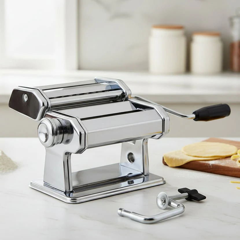 ROLLINO – Hand-operated pasta machine with 7 adjustable thickness settings