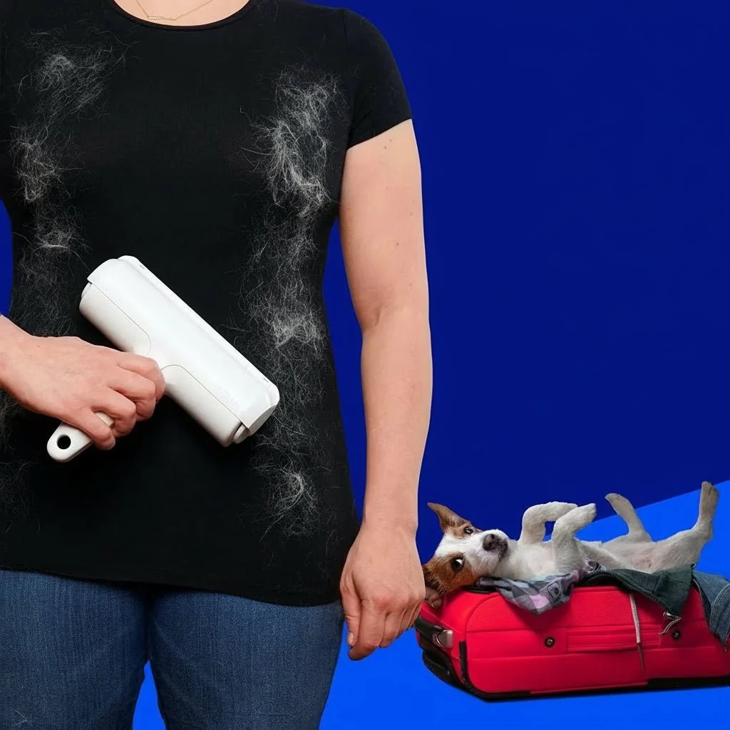 ROLLIPURR – Reusable Hair Removal Roller for Pet Fur & Lint - Image 3