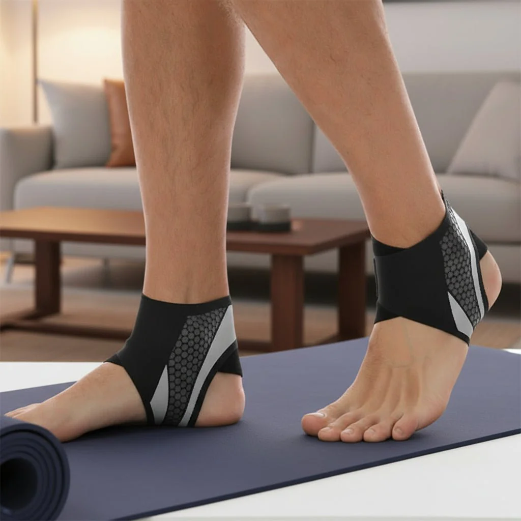 ROLLSTOP – Twist-resistant ankle brace for light sports support