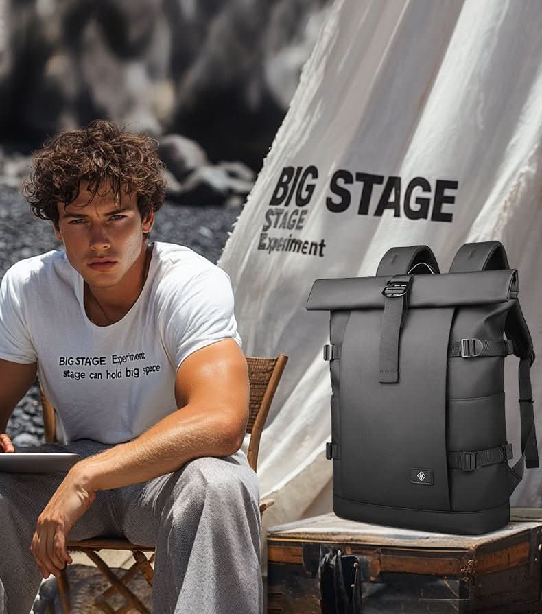ROLLTRAIL Backpack - Expandable outdoor backpack with large volume & laptop compartment - Image 3