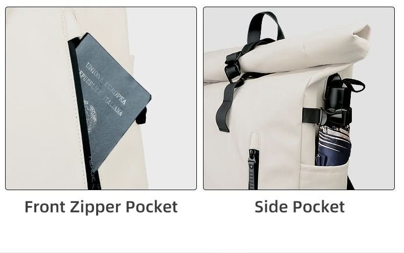 ROLLTRAIL - Expandable roll-top rucksack with laptop compartment & large volume - Image 14