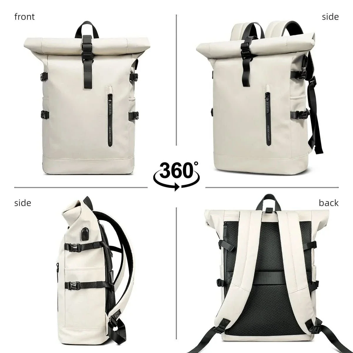 ROLLTRAIL - Expandable roll-top rucksack with laptop compartment & large volume - Image 5