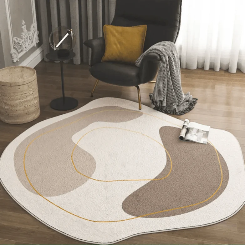 ROOMLOOM – Modern soft polyester carpet with subtle geometric pattern - Image 3