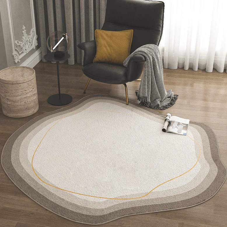 ROOMLOOM – Modern soft polyester carpet with subtle geometric pattern - Image 4