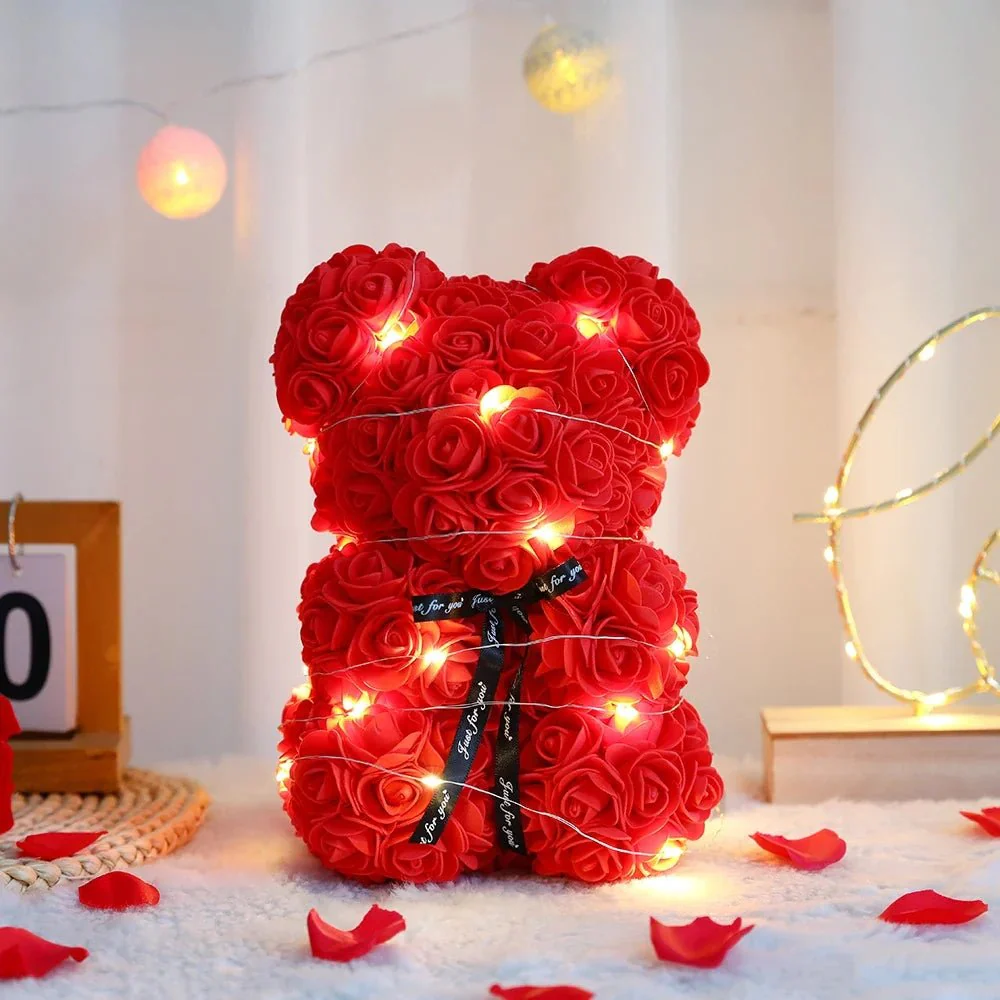 ROSABELLA – Romantic Eternal Rose Teddy Bear Gift Set for Special Occasions - Image 6