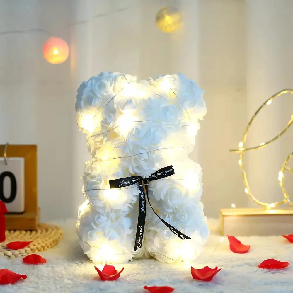 ROSABELLA – Romantic Eternal Rose Teddy Bear Gift Set for Special Occasions - Image 7