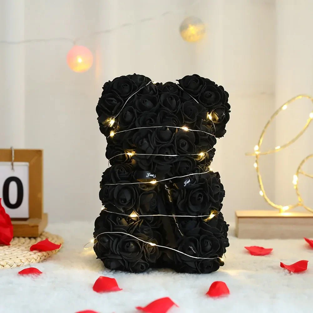 ROSABELLA – Romantic Eternal Rose Teddy Bear Gift Set for Special Occasions - Image 9