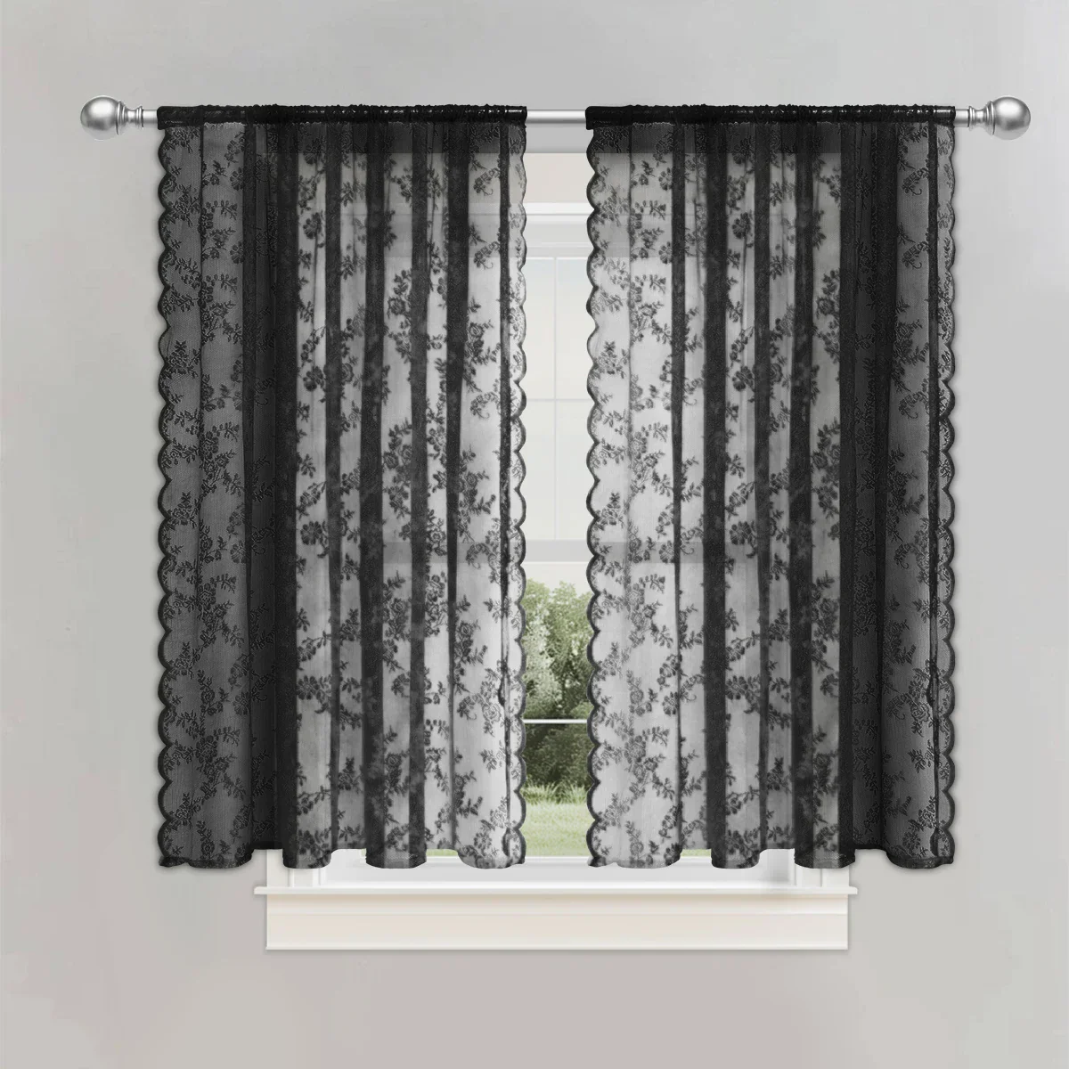 ROSALACE – Romantic Rose Lace Curtain - Image 2