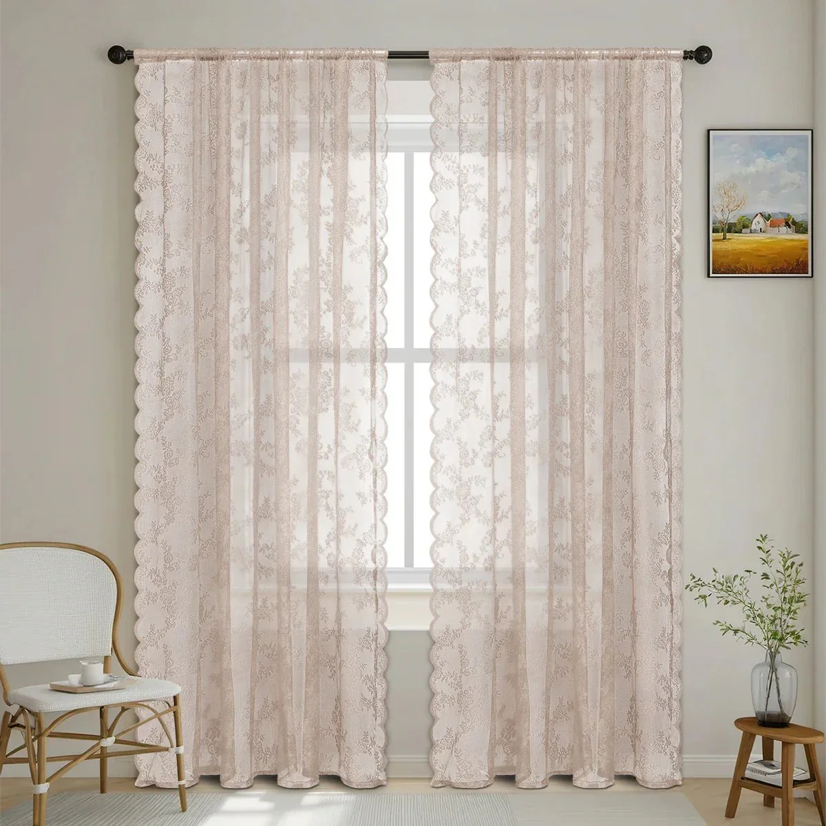 ROSALACE – Romantic Rose Lace Curtain - Image 7