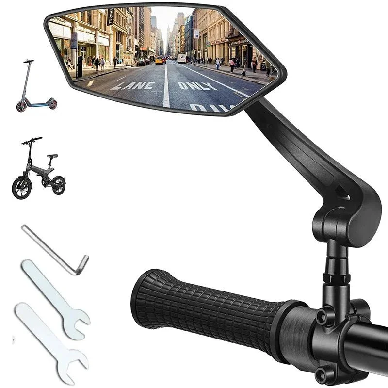 RUNDUMBLICK – Adjustable Bicycle Rearview Mirror with Wide-Angle Field of View - Image 2