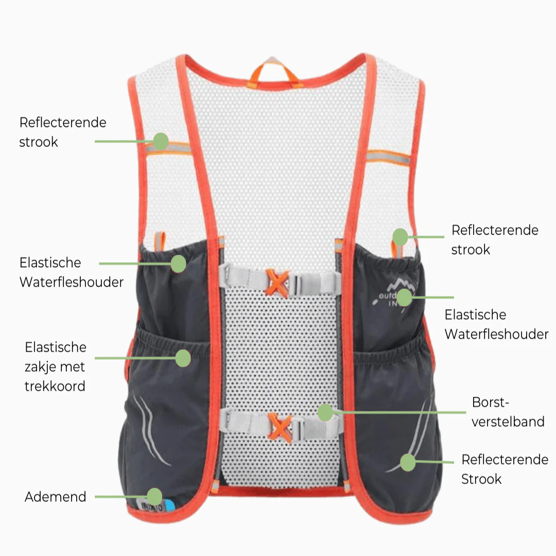 RUNPACK – Ultralight Trail Running Vest with Two Soft Flasks - Image 7