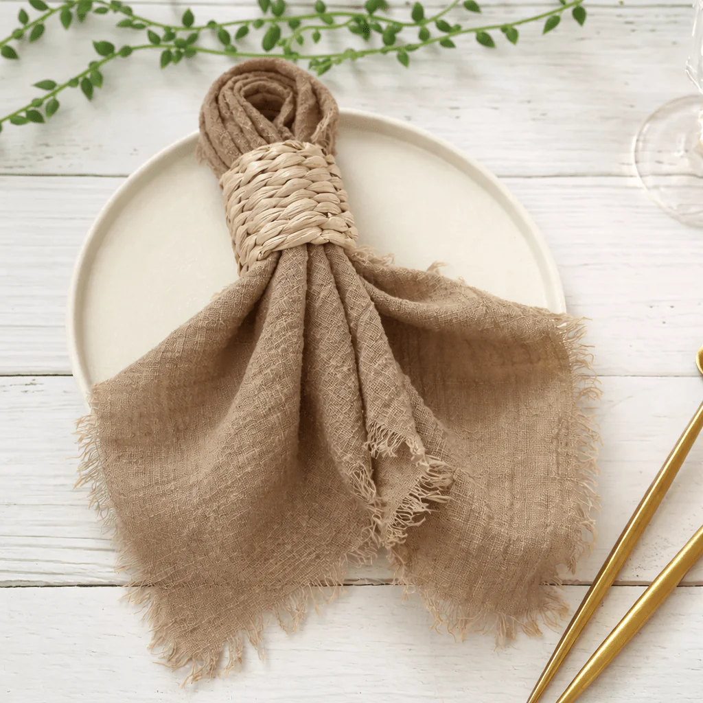 RUSTICLOOM – Rustic Cotton Gauze Napkins for Vintage Table Decoration - Image 3