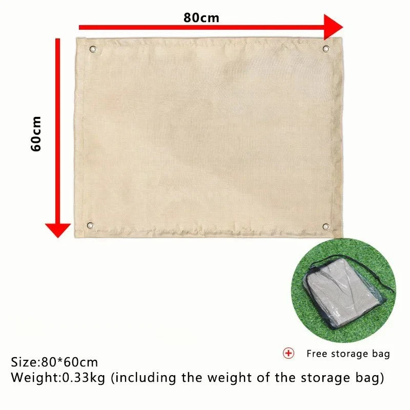 SAFECAMP – Fireproof fiberglass heat mat for fire safety in outdoor areas - Image 6