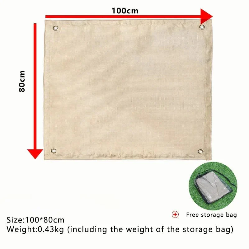 SAFECAMP – Fireproof fiberglass heat mat for fire safety in outdoor areas - Image 7